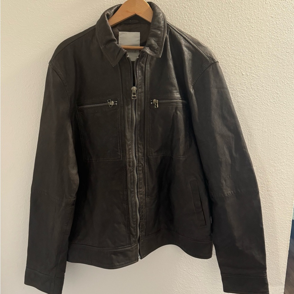 Goosecraft 100% Sheep Leather GC Midtown Riding Jacket Men’s XXXL (True USA XL)